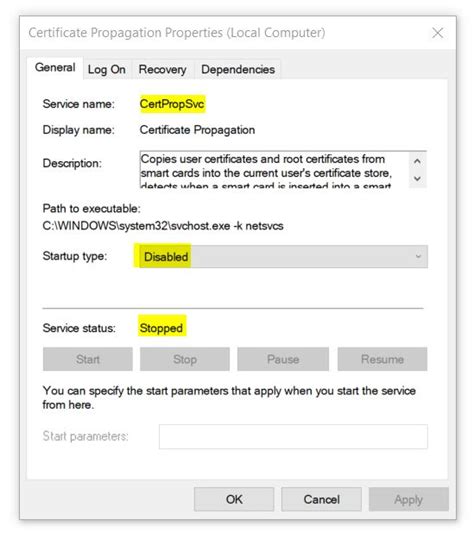 smart card certificate propagation not working|Certificate Propagation Service .